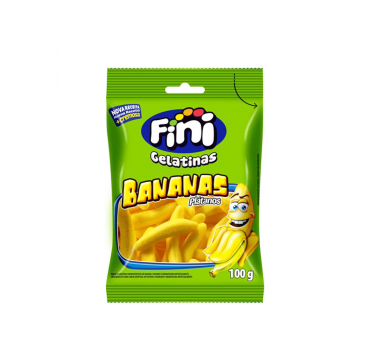 Balas de Gelatina Bananas Fini 250g