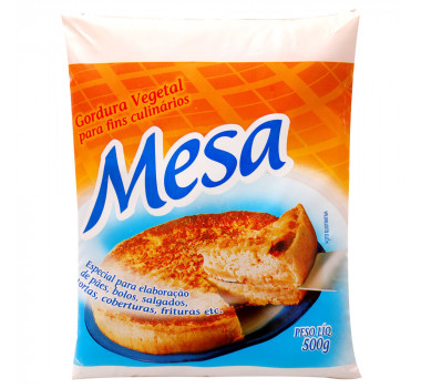 Gordura Vegetal Hidrogenada Mesa 500GR