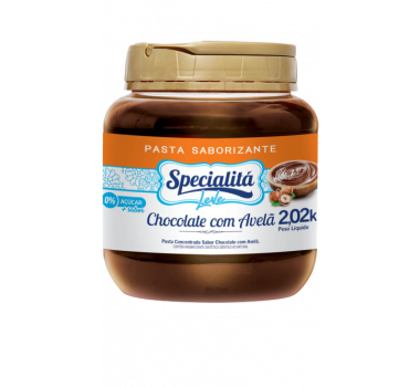 Pasta Saborizante Zero Chocolate com Avelã 2 Kg