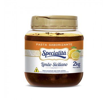 Pasta Saborizante Limão Siciliano Duas Rodas 2 Kg