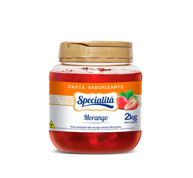 Pasta Saborizante Morango Duas Rodas 2 Kg