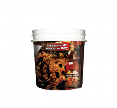 Polpa Passas Ao Rhum 4,3 Kg 