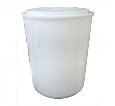 Balde plastico redondo Groupack 12L com tampa