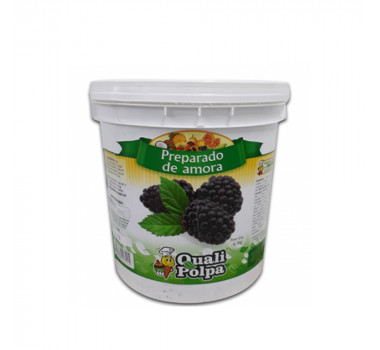 Preparo polpa de amora 4,1 Kg - Qualipolpa