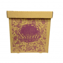 Caixa Papelão 5 Lt para Massa Caixa C/ 70 Un Viva Box