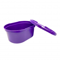 Pote Roxo 1 litro c/25 un Meplas com Tampa 