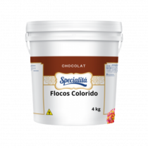 Creme Flocos Colorido Chiclete 4 Kg Specialitá Chocolat