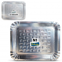 Bandeja Laminada Festcolor N1 20 Unidades Bolos e Salgados 