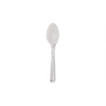Colher Plástica Refeição Cristal Reforçada Cx 500 unidades