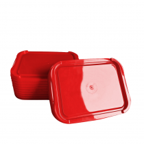 Tampa Vermelha para pote 2 lt Rioplasctic c/ 480 un