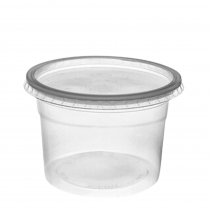 Kit pote+tampa 380 ml  com 25 un Rioplastic