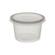 Kit pote+tampa 500 ml com 25 un Rioplastic