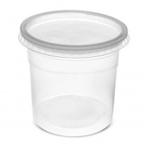 KIT POTE+TAMPA 1,8 lt  COM 15 UN RIOPLASTIC