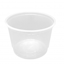 Pote Transparente Redondo 250 ml Com 50 un Kopus