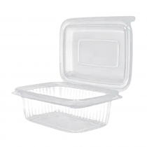 Kit pote retangular 500 ml com 24 un Rioplastic