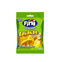 Balas de Gelatina Bananas Fini 250g