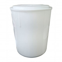 Balde plastico redondo Groupack 12L com tampa