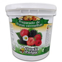 Preparo polpa de frutas vermelhas 4,1 Kg - Qualipolpa