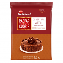 Cobertura Ao Leite 5kg Raspar e Cobrir Conf Harald