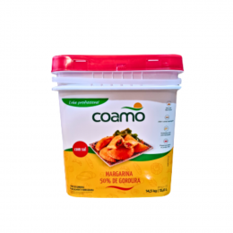 Margarina 50% Com Sal 14,5 Kg Coamo