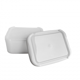 Tampa Translucida para pote 2 lt Rioplasctic c/ 480 un