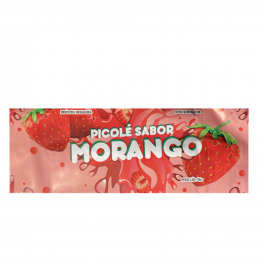Saquinho Picolé Morango Riacho Bopp 200g