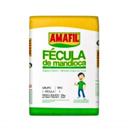 Fecula De Mandioca 25 Kg Amafil