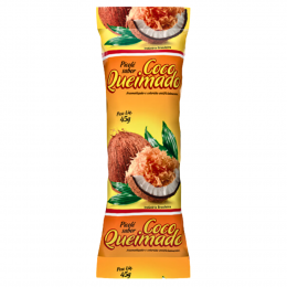 Saquinho Picolé Coco Queimado Bopp 250g Rio Novo