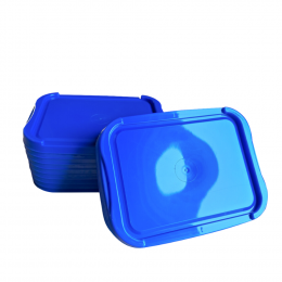 Tampa Azul para pote 2 lt Rioplasctic c/ 480 un