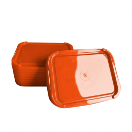Tampa Laranja para pote 2 lt Rioplasctic c/ 480 un
