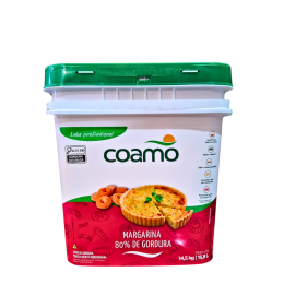 Margarina 80% Sem Sal 14,5 Kg Coamo