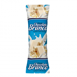 Saquinho Picolé Chocolate Branco Bopp 250g Rio Novo