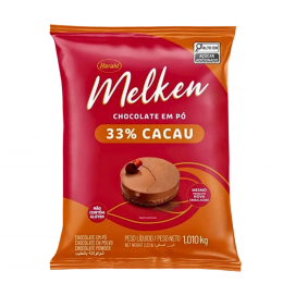 Chocolate em pó 33% 1,01kg Melken Harald