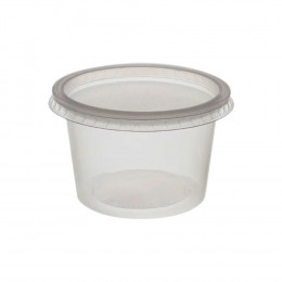 Kit pote+tampa 500 ml com 25 un Rioplastic