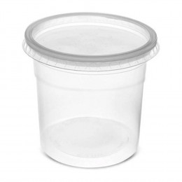 KIT POTE+TAMPA 1,8 lt  COM 15 UN RIOPLASTIC