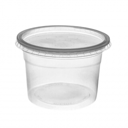 Kit pote+tampa 250 ml com 25 un Rioplastic