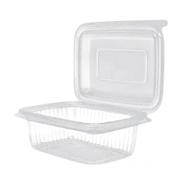 Kit pote retangular 500 ml com 24 un Rioplastic