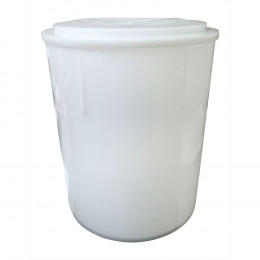Balde plastico redondo Groupack 12L com tampa