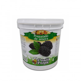 Preparo polpa de amora 4,1 Kg - Qualipolpa
